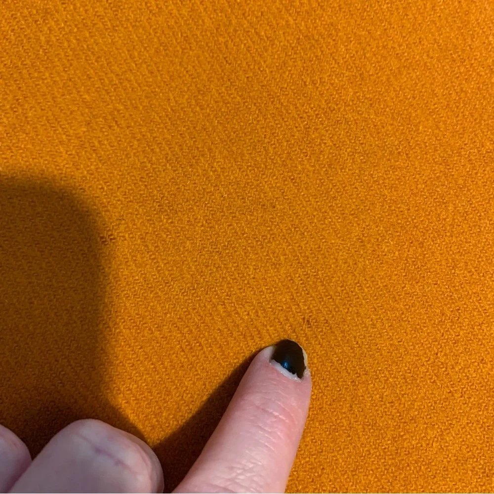 Vintage Jonathan Logan Orange Wool Skirt L - Picture 7 of 7